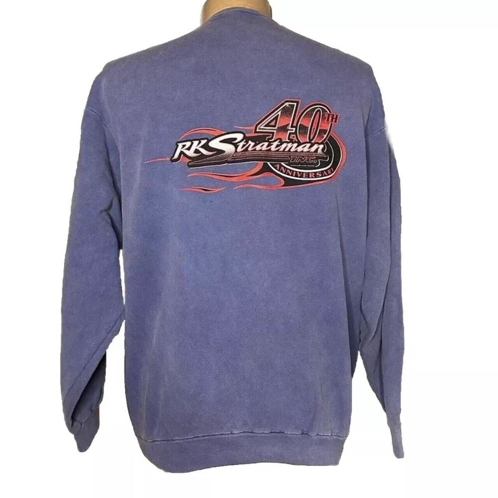 Vintage RK Stratman 40th Anniversary Harley Davidson Crewneck Sweatshirt